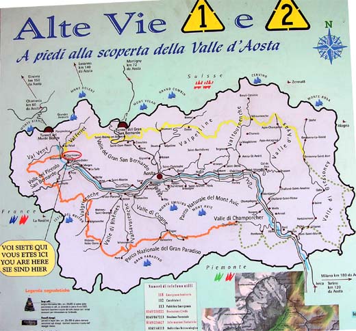 Alta Via n. 1 og n. 2