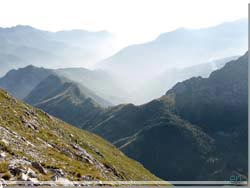 Fra Pania della Croce (1859 m.o.h.) Alpi Apuane Toscana. [Klik for et strre bilede]