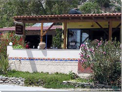 Kreta. Tavernaen ved Camping Paleochora