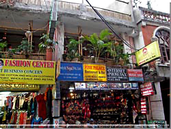 Nepal. Kathmandu. Restauranter [Klik for et strre billede]