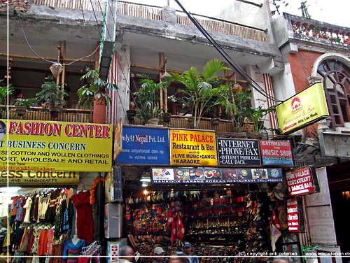 Nepal. Mange gode restauranter i Kathmandu