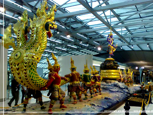 Thailand, Bangkok. Motiv fra Suvarnabhumi Airport