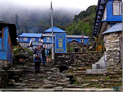 Nepal. Sidste stykke op til New Annapurna Lodge i Ghorepani [Klik for et strre billede]