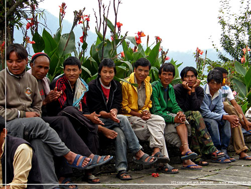 Vandretur i Nepal. Porterne, som slbte vores bluebacks