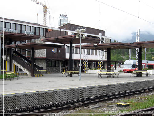 Slovakiet. Stationen i Strbske Pleso