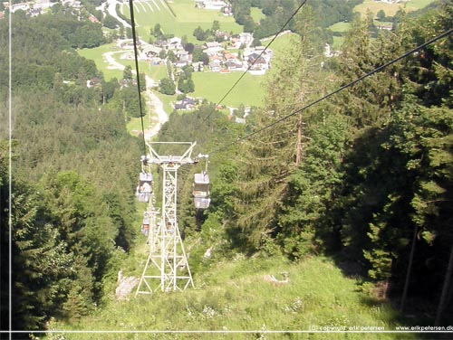 Tyskland. Berchtesgadenland. Udsigt fra Jenner Bahn