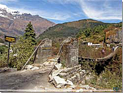 Nepal. Way to Kokhethanti - Trekking trail [Klik for et strre billede]