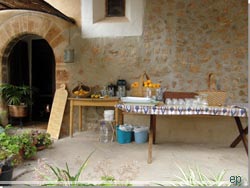 Mallorca. Finca can Gamundi og pause i gårdhaven