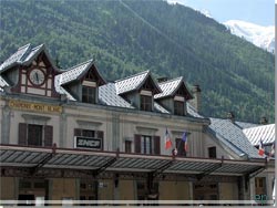 SNCF stationen Chamonix-Mont Blanc