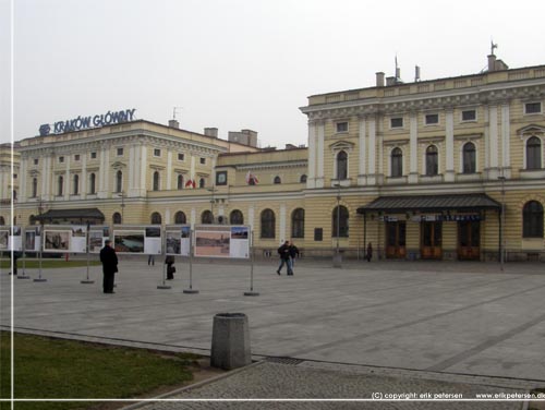 Hovedbanegrden i Krakow. Krakow Glowny