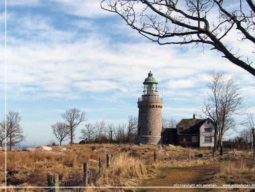 Bornholm. Hammer Fyr og det hjeste punkt p turen med ca 65 m.o.h.