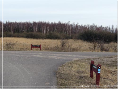 Granatvej. Lige overfor i budskadset et sted, skulle der ligge et shelter