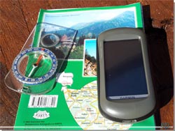 GPS eller kort og kompas?