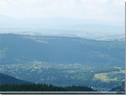 Udsigt over baglandet og Zakopane