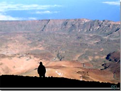 Tenerife. Udsigt over Las Caadas krateret fra Altavista