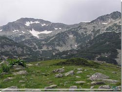 Bulgarien. Pirin. Rød sti mod syd