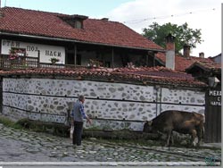 Bulgarien. Koen luftes i Bansko