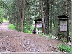 Bulgarien. Info skilte i Rila Nationalpark