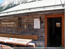 Tyskland. Berchtesgadenland. Gasthof Mitterkaseralm (1534 m) hos familien Resch [Klik for et strre billede]