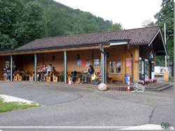 Tyskland. Berchtesgadenland. Camping Mhlleiten. Receptionen