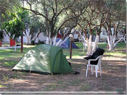 Kreta. Camping Hania