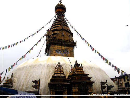 Nepal. Kathmandu. Svayambhu stupa