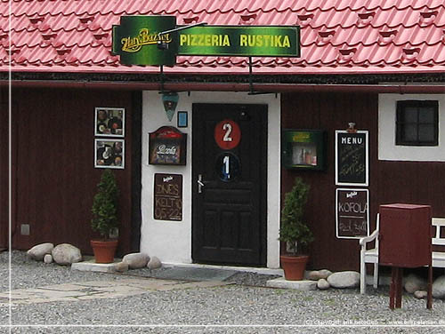 Slovakiet. Det lille listige pizzaria Rustika i Zdiar