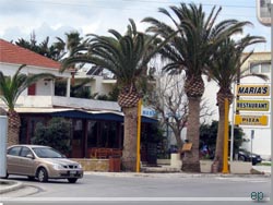 Maria's Taverna i Kato Stalos p hjrnet ved vejen til Stalos (Pano Stalos)