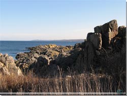 Bornholm. Klipper, dramatiske og spndende kyststrkninger [Klik for et strre billede]