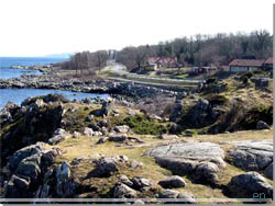 Bornholm. Fra Stammershalle fortidsminde er der stadig ingen sti i sigte [Klik for et strre billede]