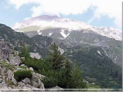 Bulgarien. Pirin. Mount Vihren (2914 m.o.h.)
